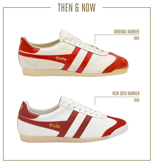 Gola Harrier Trainers Then and Now. Gola Harrier Trainers Then and Now.