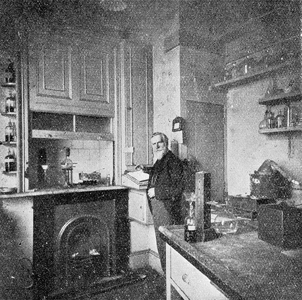 William Crooks in his Laboratory William Crooks in his Laboratory