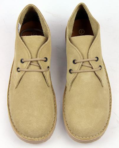 Men's Desert Boots | Mens Retro Sixties Mod 2 Eyelet Desert Boot